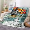Krtek Printed Flannel Blanket, soft throw for bedroom sofa, washable, fan merchandise, great gift.