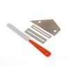 Silver Fret Crowning File Metal Fret Repair Kit Durable Guitar File Set  For Guitar Repair