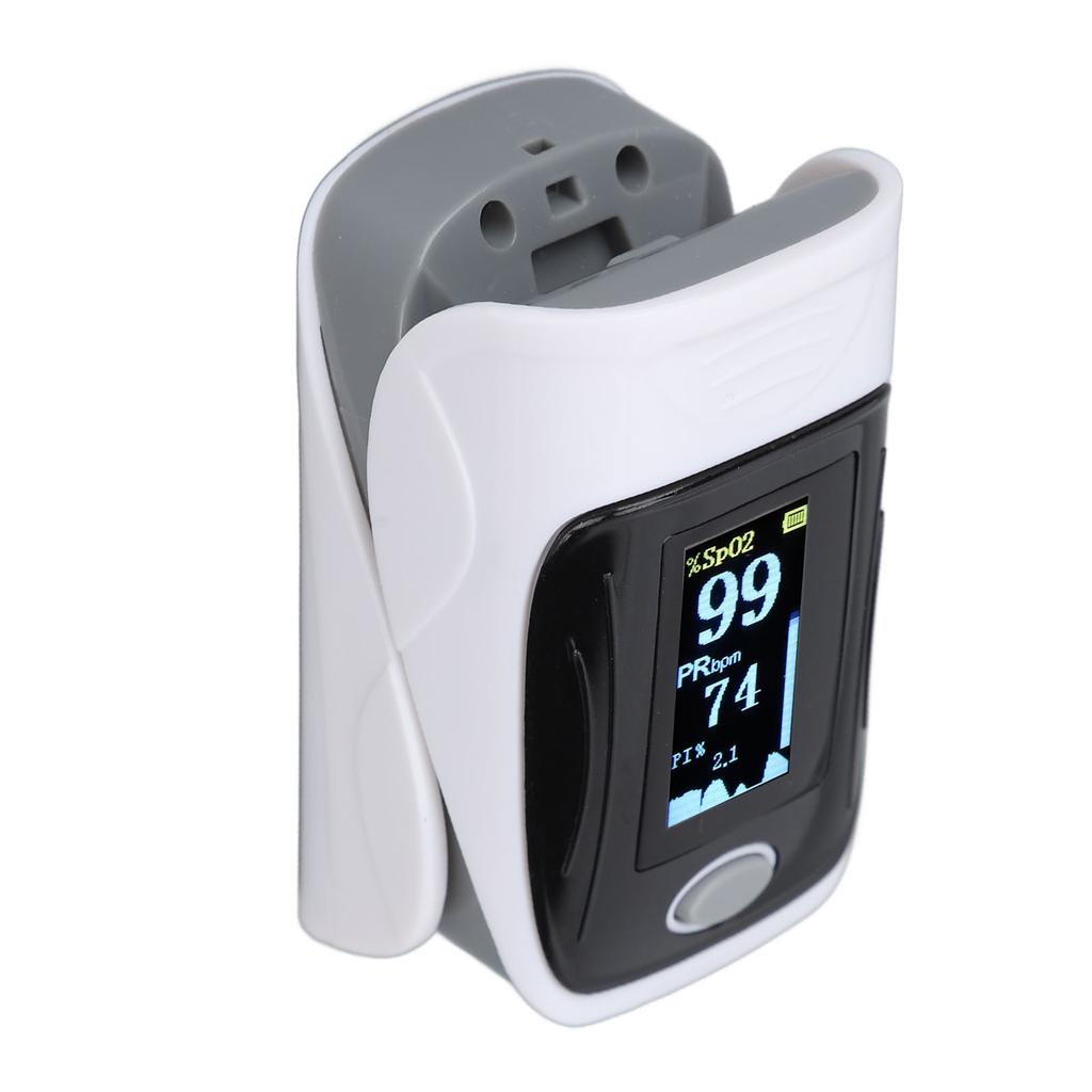 Fingertip Pulse Oximeter Clear Display Small Portable Blood Oxygen Saturation Monitor for Mountaineer Cyclist