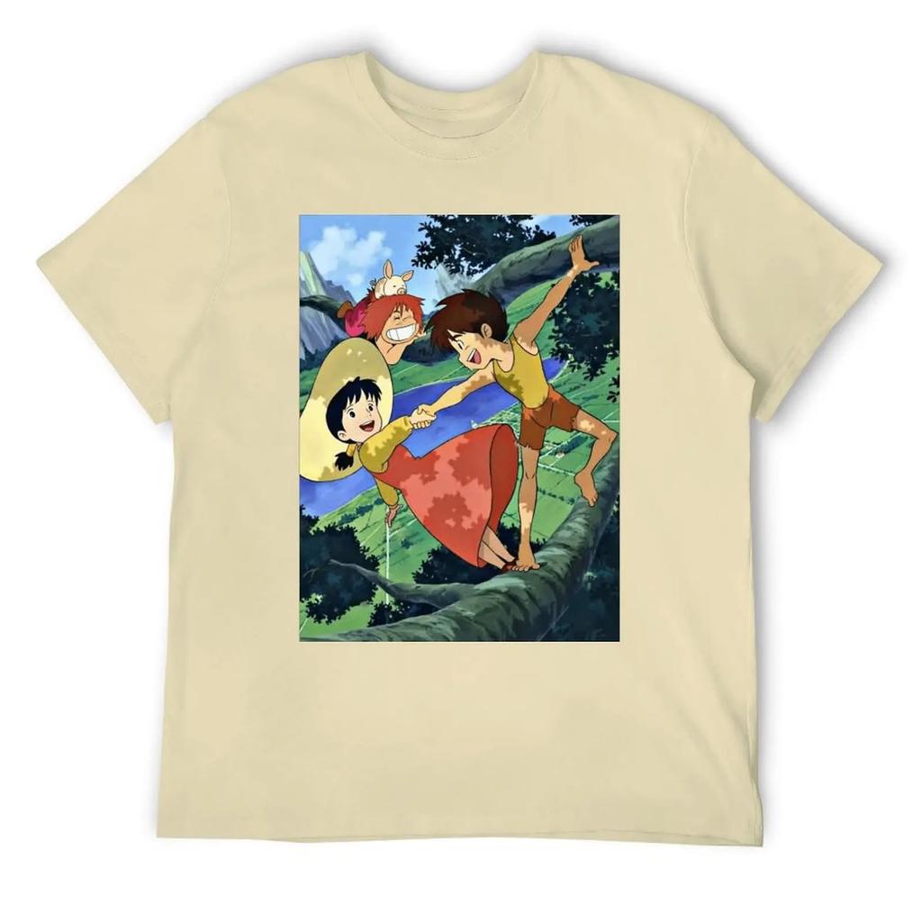 Jimsy Future Boy Conan Personaggio In Una T-shirt Sci Top Novità Maglietta Harajuku Sport Divertente Novità Casa Taglia Eur