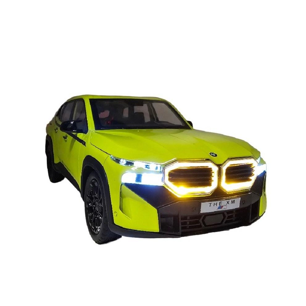 BMW XM SUV 1:24 Diecast Model Car - Neon Green
