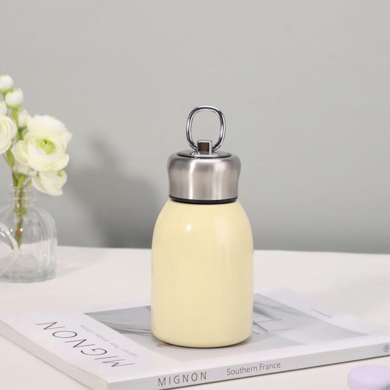 Shangqi Mini Chubby Belly Insulated Stainless Steel Tumbler with Handle