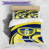Fc Crest Design Printed Pattern Duvet Cover Set – includes 1 duvet cover and 2 matching pillowcases Bedroom decor Christmas gifts