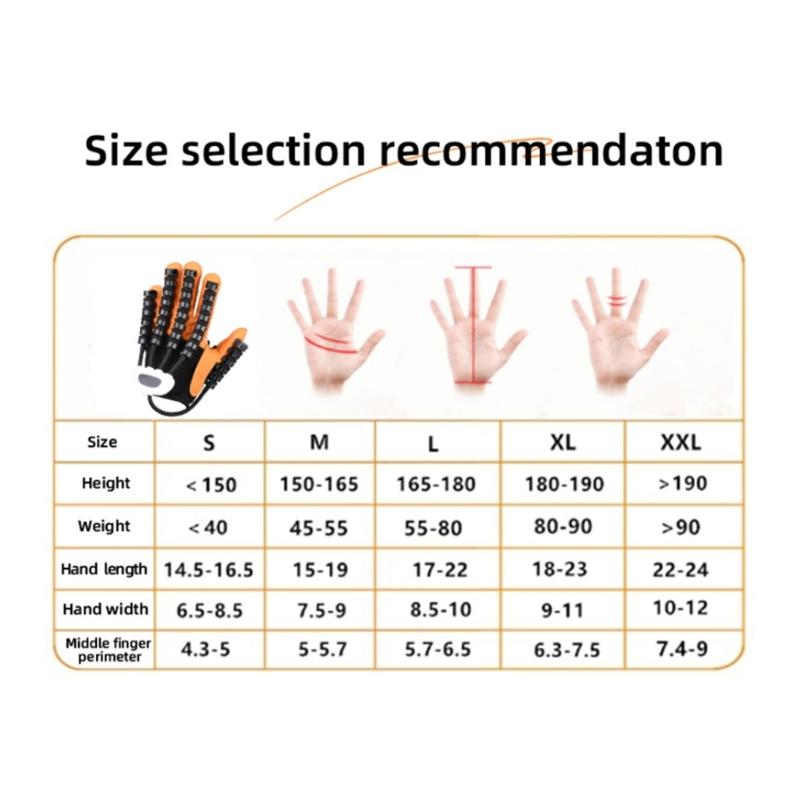 Gants Robotiques de Rééducation pour Patient Hémiplégique Rééducation Physique, Entraînement Récupération Fonctionnelle des Doigts et de la Main