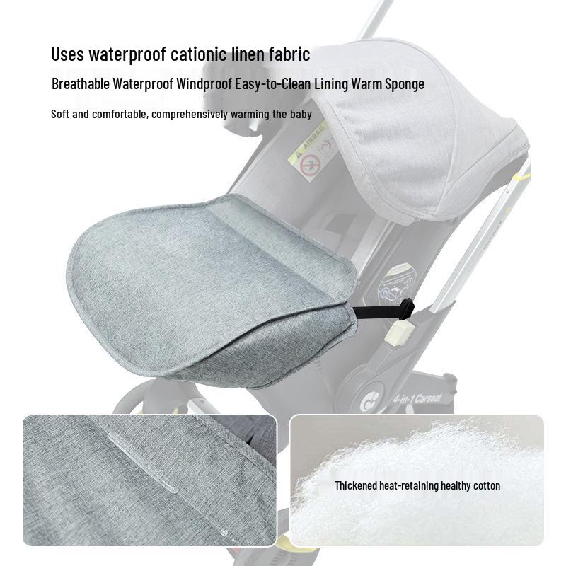 DOONA Draagzak: 4-in-1 Warme & Winddichte Kinderwagen Voetenzak en Zitbekleding