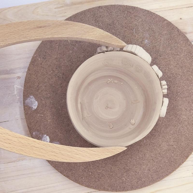 3Pcs Wood Ceramics Caliper Measuring Tool Set Ergonomic Handle Pottery Crafting Calipers for Clay Diameter Measurement