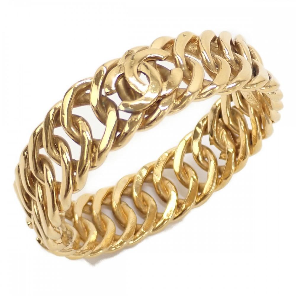 CHANEL  Bangle gold Gold Plated Women