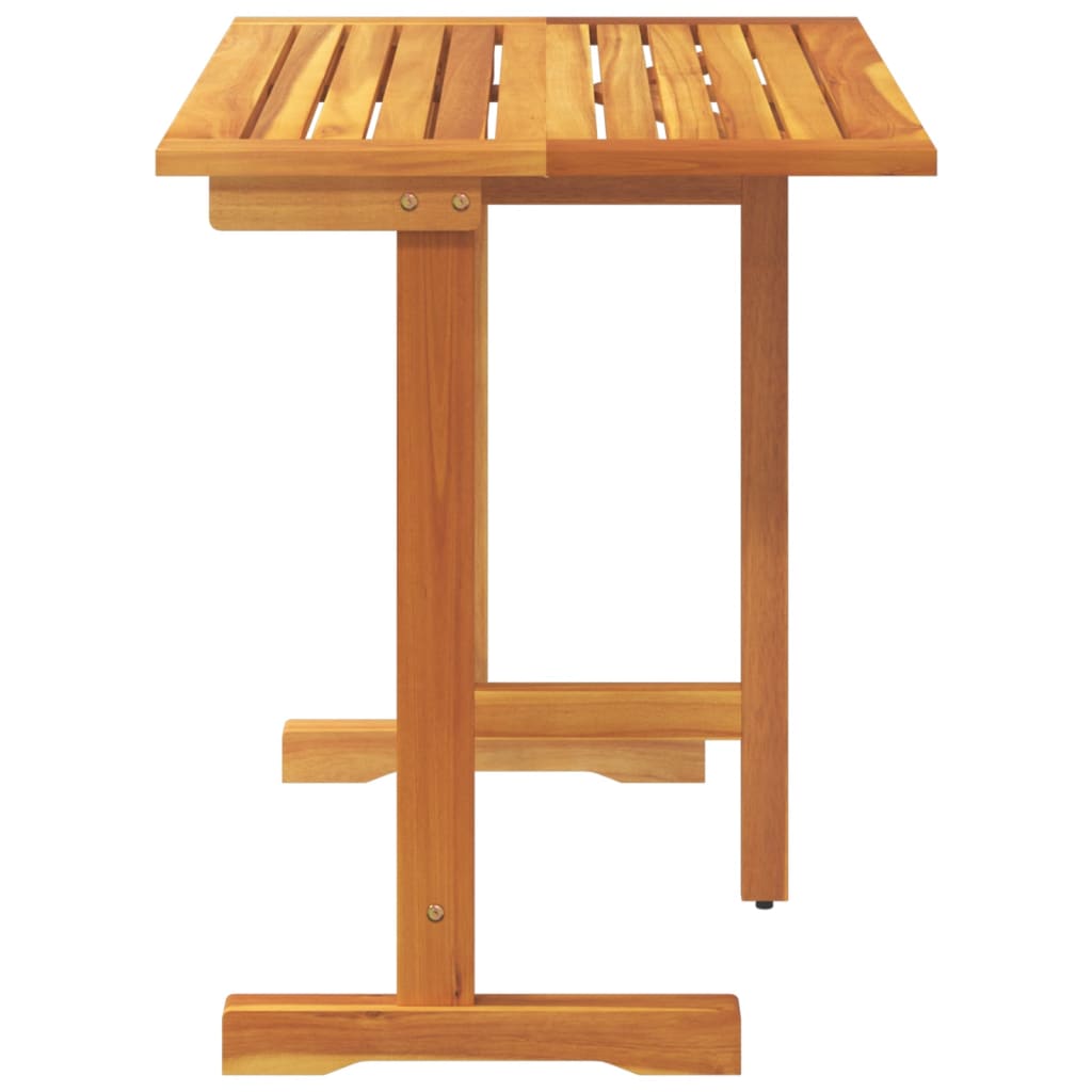 Folding Balcony Table 90 x 60 x 72 cm Solid Acacia Wood