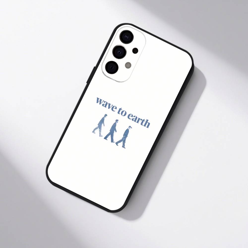 W-Wave To Earth Summer Flows  For Samsung S25,S24,S21,S22,S23,S30,Ultra,S20,Plus,Fe,Lite,5G Black Cover Phone Case