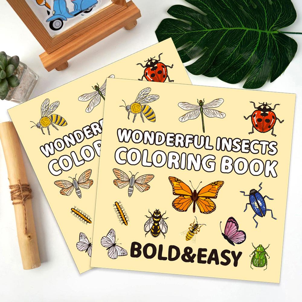 40 de pagini Mâncare Fructe Carte de colorat Desene animate Doodles Activitate de artă creativă Copii Desenează Jucărie de pictură