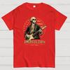 George Washington Guitar-USA 250th Anniversary Cotton Casual Cool Loose T-Shirt