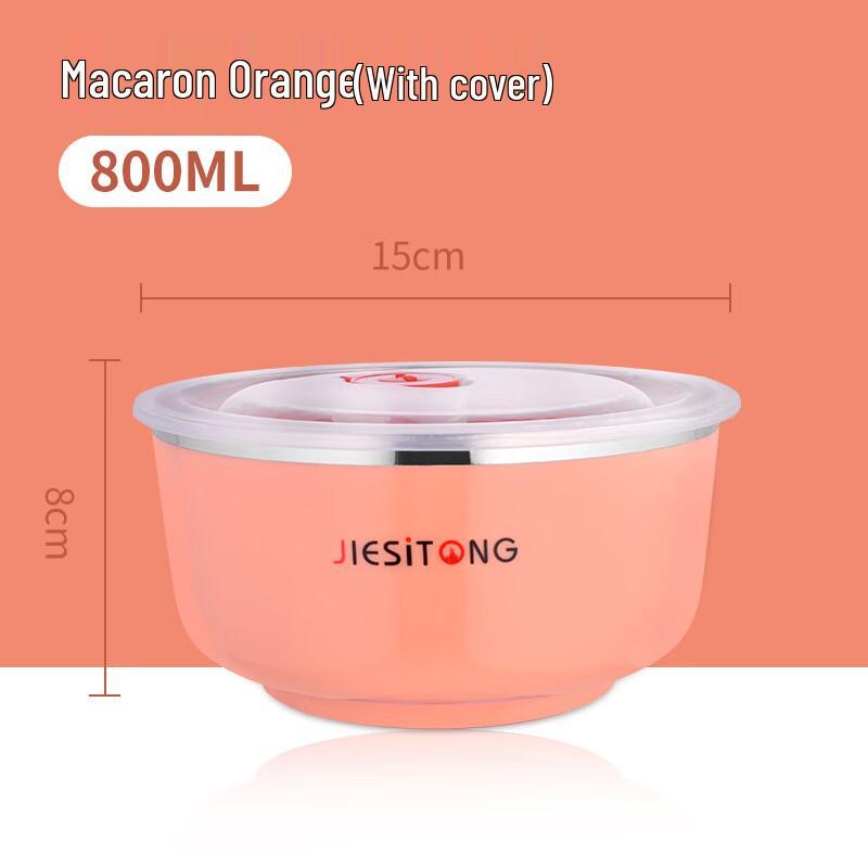 

Abay Insulated Stainless Steel Colored Bowl with Lid