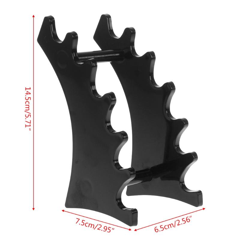 Makeup Brush Eyeshadow Pencil Pen Display Stand 6 Rooms Rack Holder