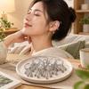 10Pcs Silver Tone Ear Acupressure Clips Metal Ear Therapy Spring Clips  For Home Use