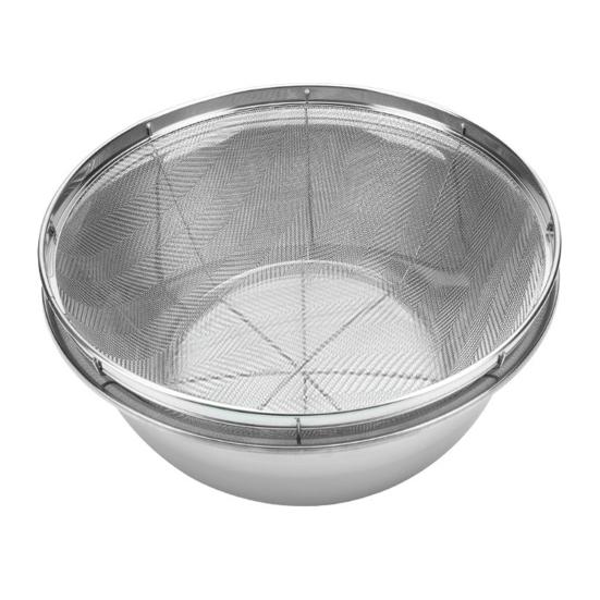 Stainless Steel Drain Basket Fast Drainage Microporous Kitchen Filter Mesh Strainer Basket for Kitchen Dishwasher Safe Multi-Functional Strainer