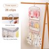 Socks Drying Rack With 18/26 Clips Underwear Baby Saliva Towel Space-Saving Multifunctional Household Dormitory Student Laundry