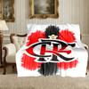 1pc Rangers FC Blanket, Home Printed Throw Blanket - Soft Blanket Gift for Family, Washable Sofa Bed Blanket
