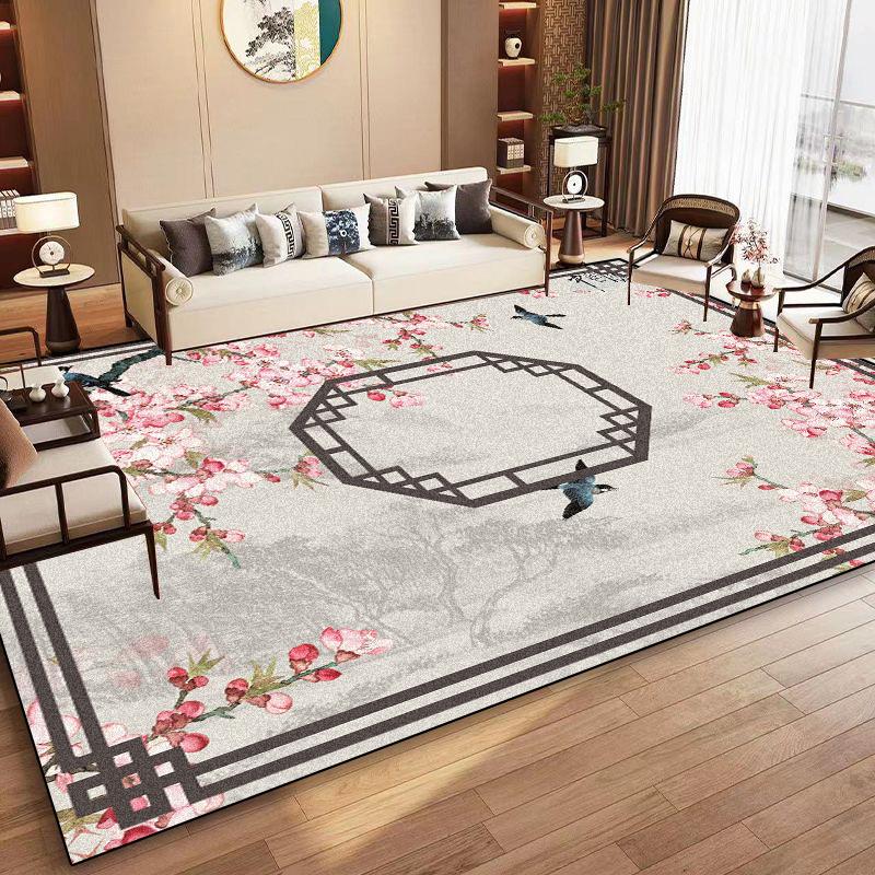 New Chinese Style Luxury Carpet Living Room Large Area Coffee Tables Non-slip Rugs Art Decoration Bedroom Washable Floor Mats