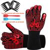 High Temperature Resistant 500/800 Degree Microwave Oven Silicone Non-slip Gloves, Heat Insulated Barbecue Oven Gloves