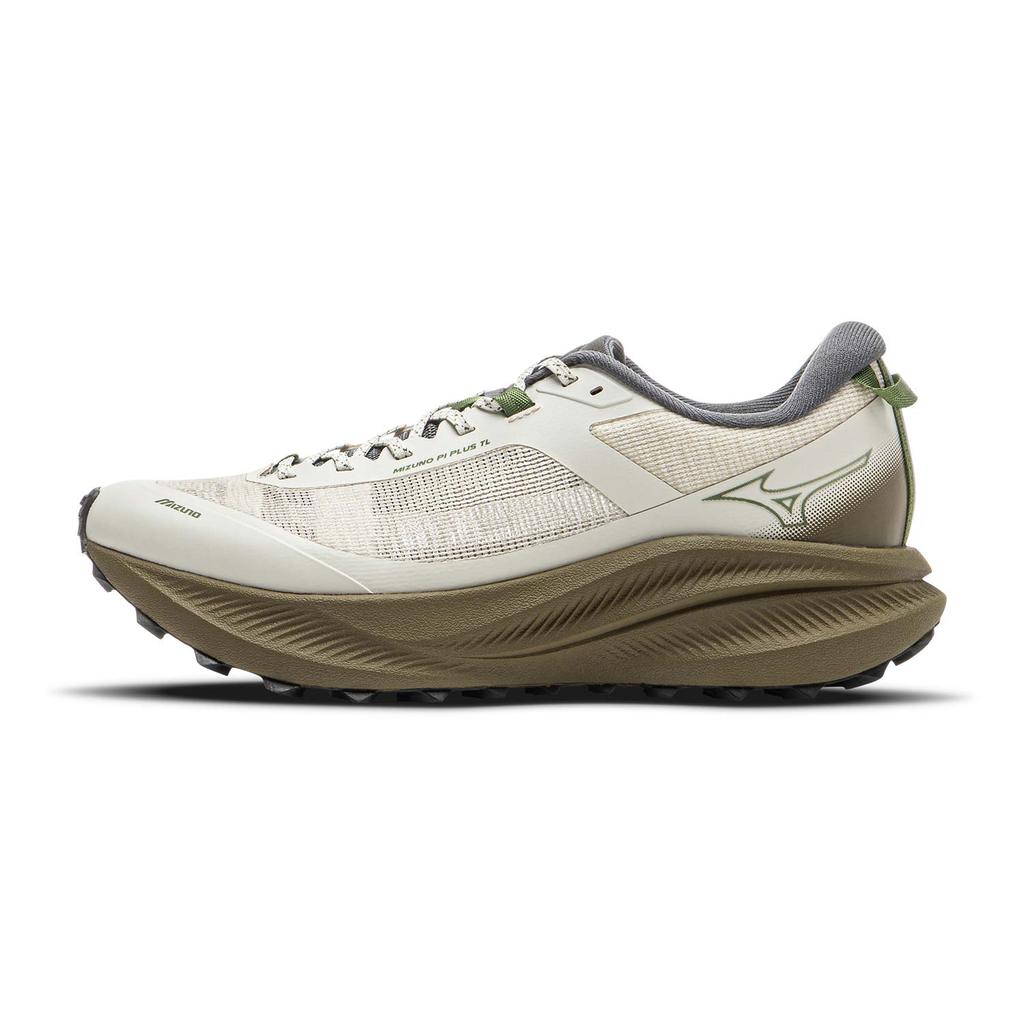 Mizuno PI PLUS TL Unisex Low Top Running Shoes Light Grey Fabric Upper D1GH250703