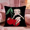 Betty BBoops Cute Cartoon Cushion Cover Premium Comfort Reversible Pillow Cove Two In One Design For Any Room  Car Interior