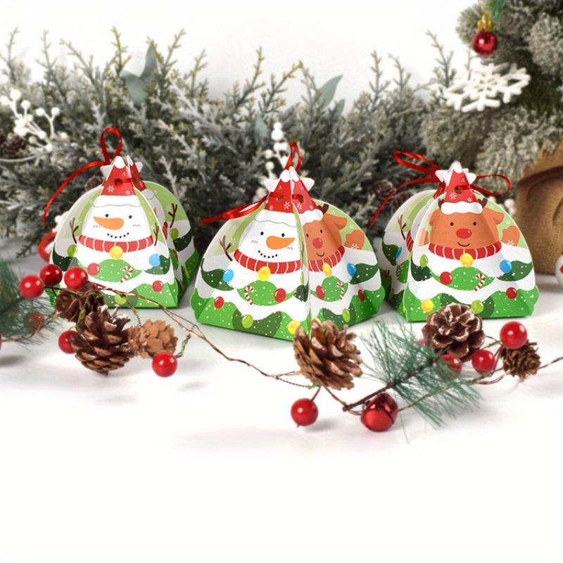 10pcs, Three-dimensional Multi-surface, Cute Pattern Box, Candy Gift Box, Folding Triangle Gift Box, Unique Shape, Gift Box, Candy Box, Surprise Box