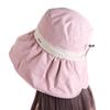 Large Brim Sunscreen Fisherman Hat Cloth Women Bucket Hat Casual Sun Protection Hat  Beach