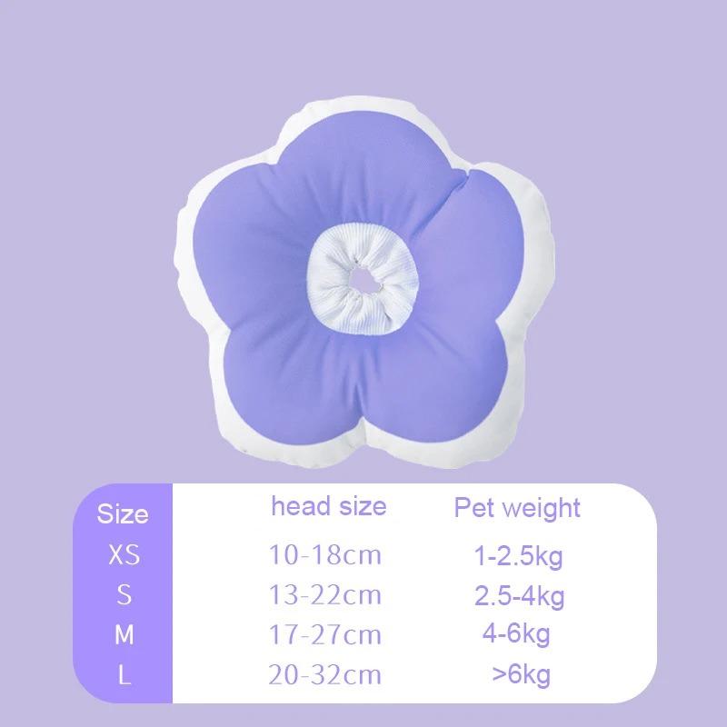Adjustable Cat Recovery Collar Cat Elizabethan Collar Pet Dog Neck Cone Recovery Collar for Anti-Bite Lick Surgery
