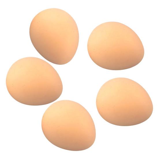 1/3/5Pcs Simulated Egg Stress Ball with Mesh Bag Slow Rebound Egg Squeeze Fidget Toy Anxiety Relief Soft Stress Ball Pinch Sensory Toy