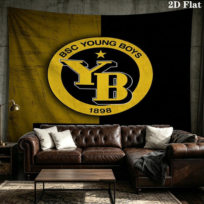 Custom Name BSC Young Boys Printed Tapestry – Wall Hanging for Bedrooms, Dorms, and Home Decor