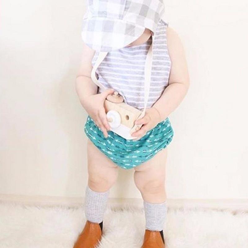 Wooden Camera Cameras Toy Children's Travel Home Decor for Children Kids Christmas Gift