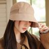 New Autumn and Winter Hat for Women with Big Head and Face Showing Small Fisherman Hat High End Fashion Equestrian Hat Warm Baseball Cap Trendy