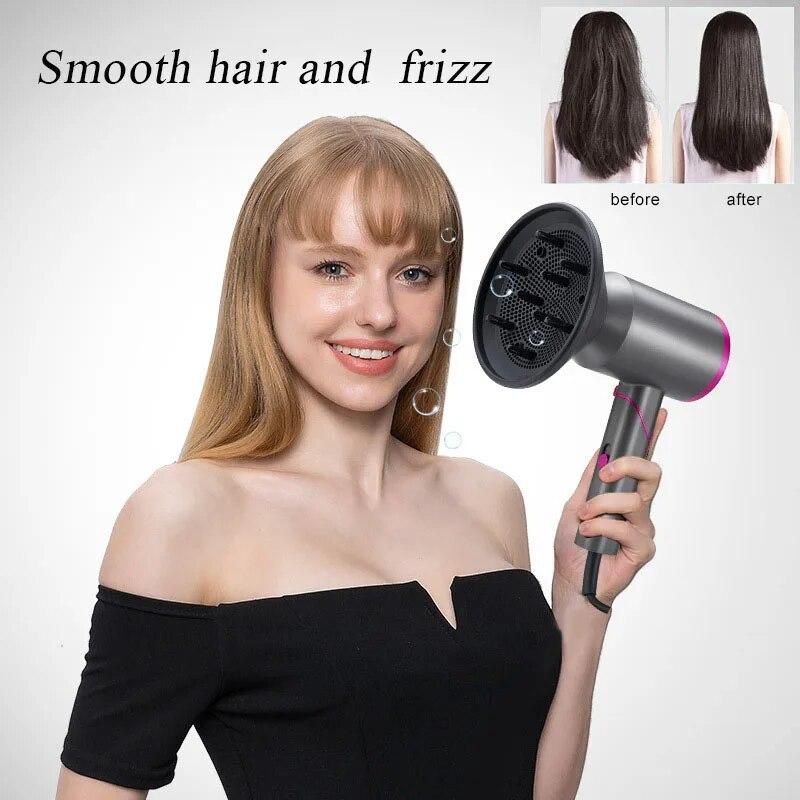 Leafless Hair Dryers 110/220v Foldable High Power Constant Temperature Negative Ion Blower Hairdryer For Home Appliance