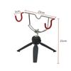 360° Adjustable Ice Fishing Rod Rack Aluminum Material Folding Fishing Rod Stand Multi-functional Ice Pole Holder