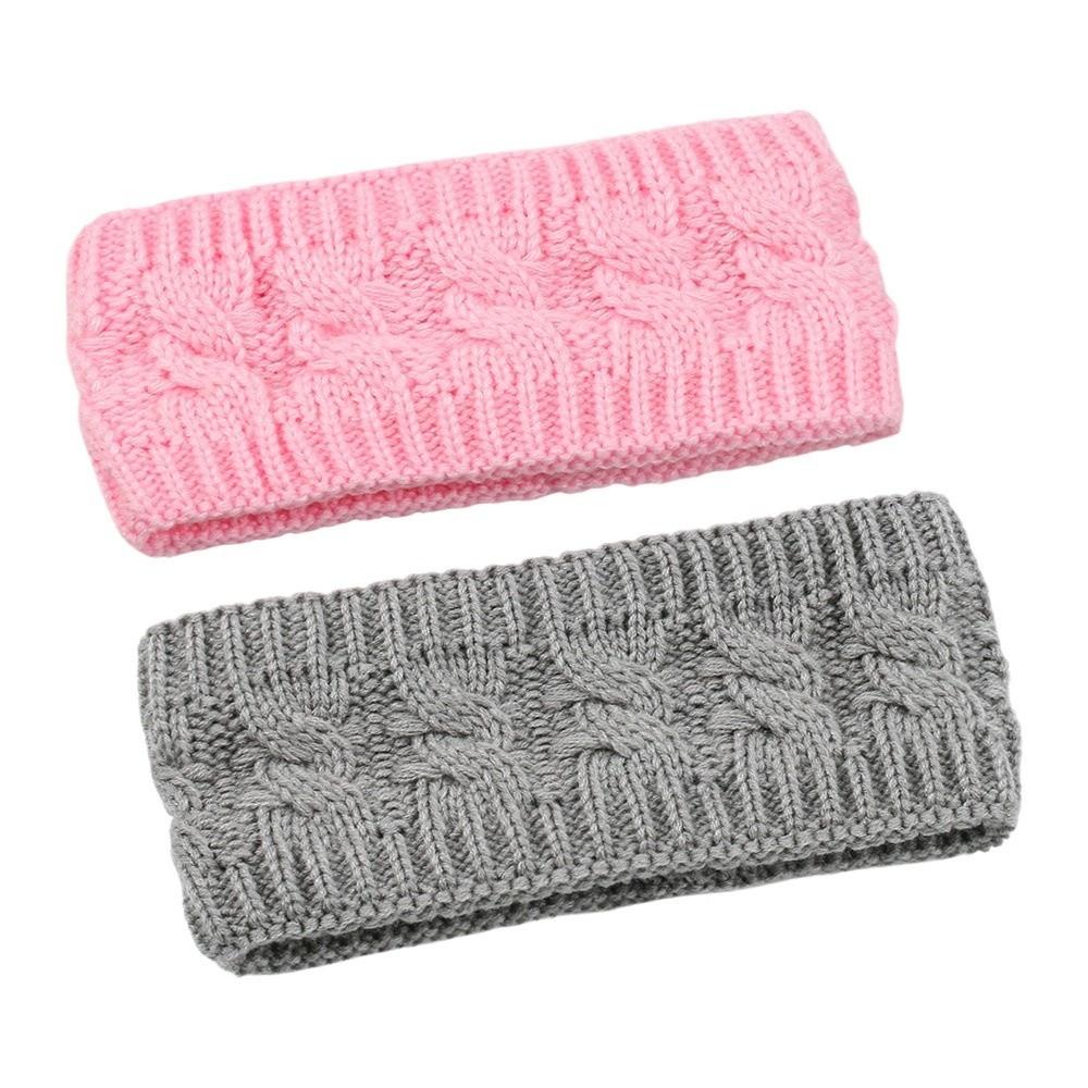 Thickned Ear Protection Headband Wide Hairband Fashion Knitted Headband Winter