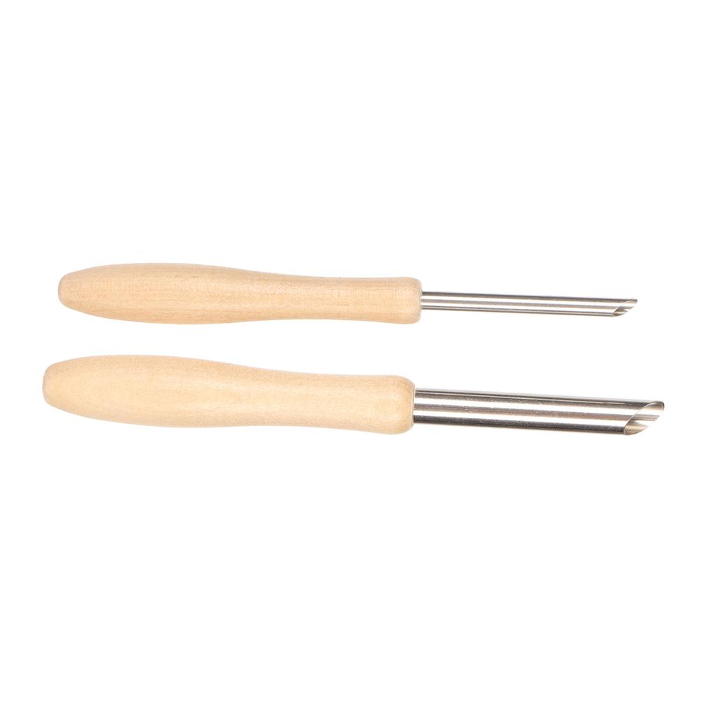 4pcs Clay Hole Cutters Rustproof Stainless Steel Clay Carving Tools Portable Pottery Sculpting Tools for Household