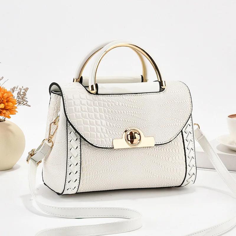 Crocodile Print Women Handbags Purse Tote Bags Adjustable Strap Top Handle Bag Large Capacity Crossbody Bags
