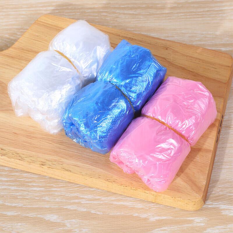 HeJie Disposable Thickened Waterproof PE Shoe Covers