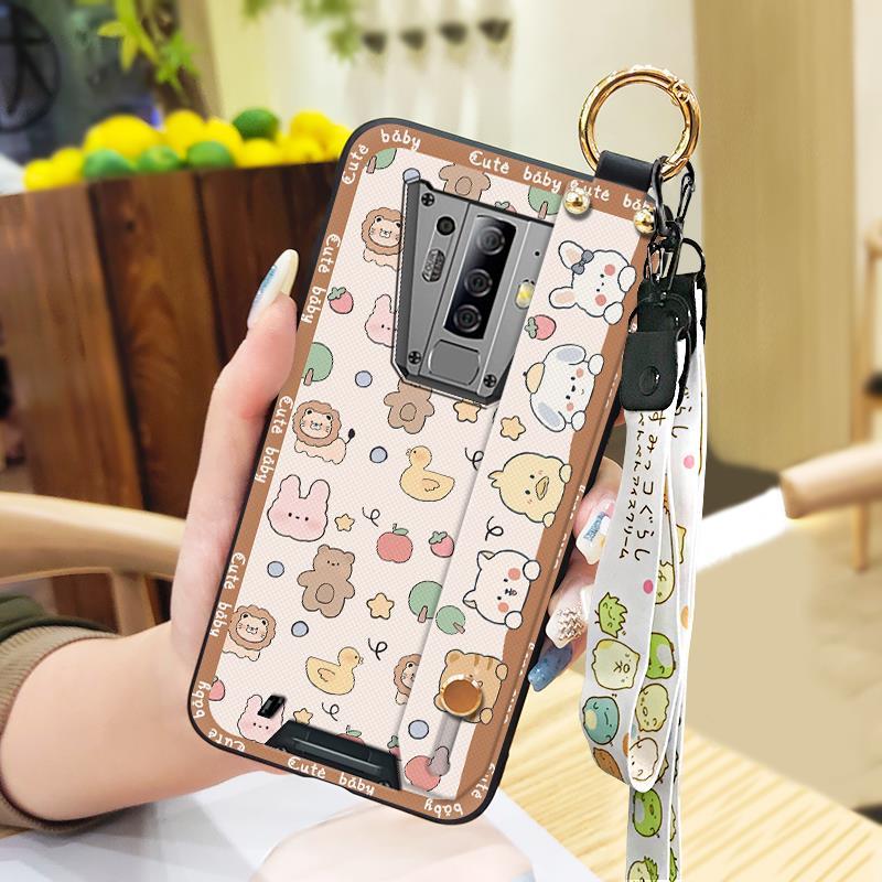 Fashion Design Durable Phone Case For Blackview BV6900 Shockproof Back Cover Cute Kickstand Phone Holder Soft case Ring