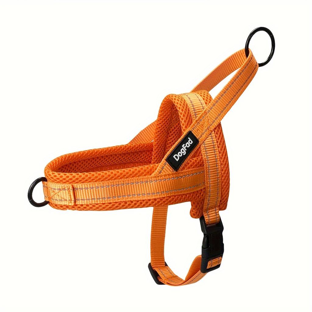 Reflective No-Pull Dog Harness - Adjustable, Escape-Proof Vest for Small To Large Breeds, Hand-Wash Only, DogFad