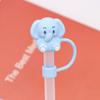 Reusable Drinking Dust Cap Dust-proof Straw Tips Cover New Silicone Straw Plug  Bottle