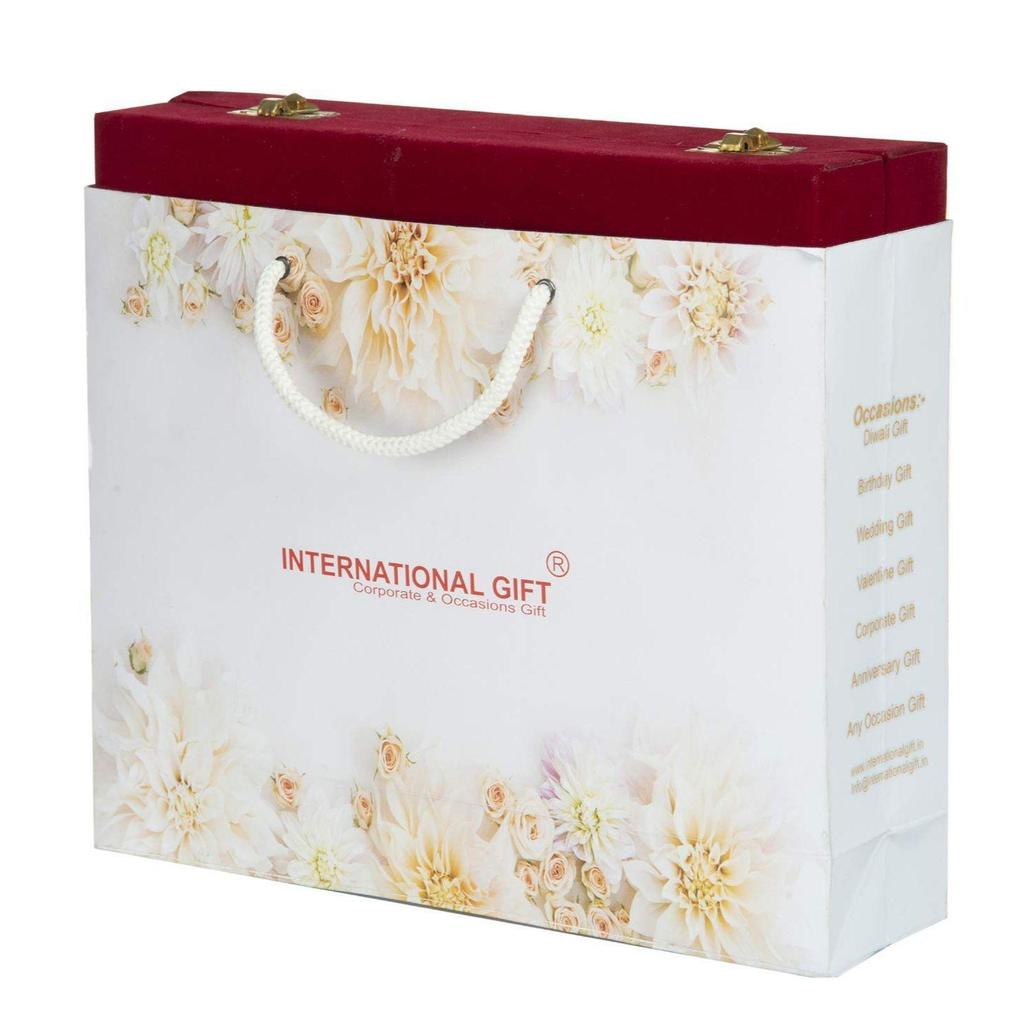 Silver Musical Ganesh God Idol Statue Oxidized Finish with Beautiful Velvet Box Packing and with Carry Bag (12H X 28W X 6L Centimeters)