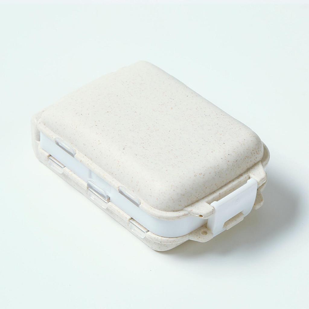 Eco-friendly Folding Mini Pill Box: Moisture & Damp Proof, Compact & Portable Carry-on.