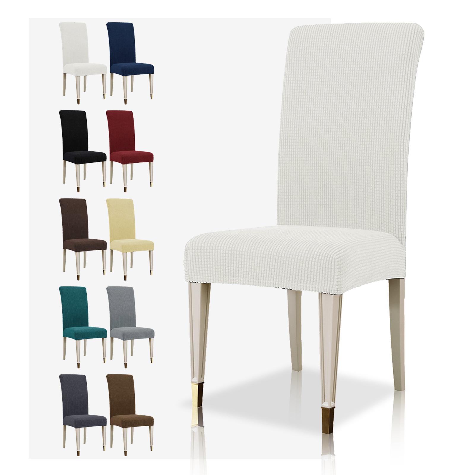

Extra thick plain chair cover dining chair cover