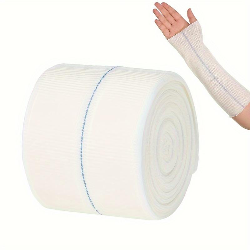 Trubkový elastický sportovní obvaz na nohy, opakovaně použitelný návlek, strečový fixační obvaz, gázový pletený tubulární obvaz na paže, kolena, nohy