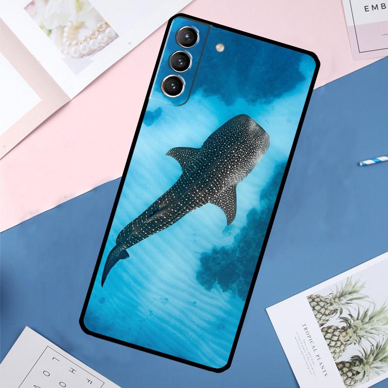 Walhai Fische Hülle Für Samsung Galaxy S24 Ultra S20 S21 S22 S23 S25 Ultra S9 S10 Plus S25 FE Rückseite