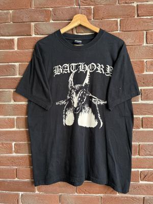 Rara T-Shirt Unisex Bathory Vintage Anni 00 Band Black Metal Goth Hype