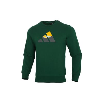 Essentials Graphic Badge Of Sport Hoodie Men Hoodie Green GR6958