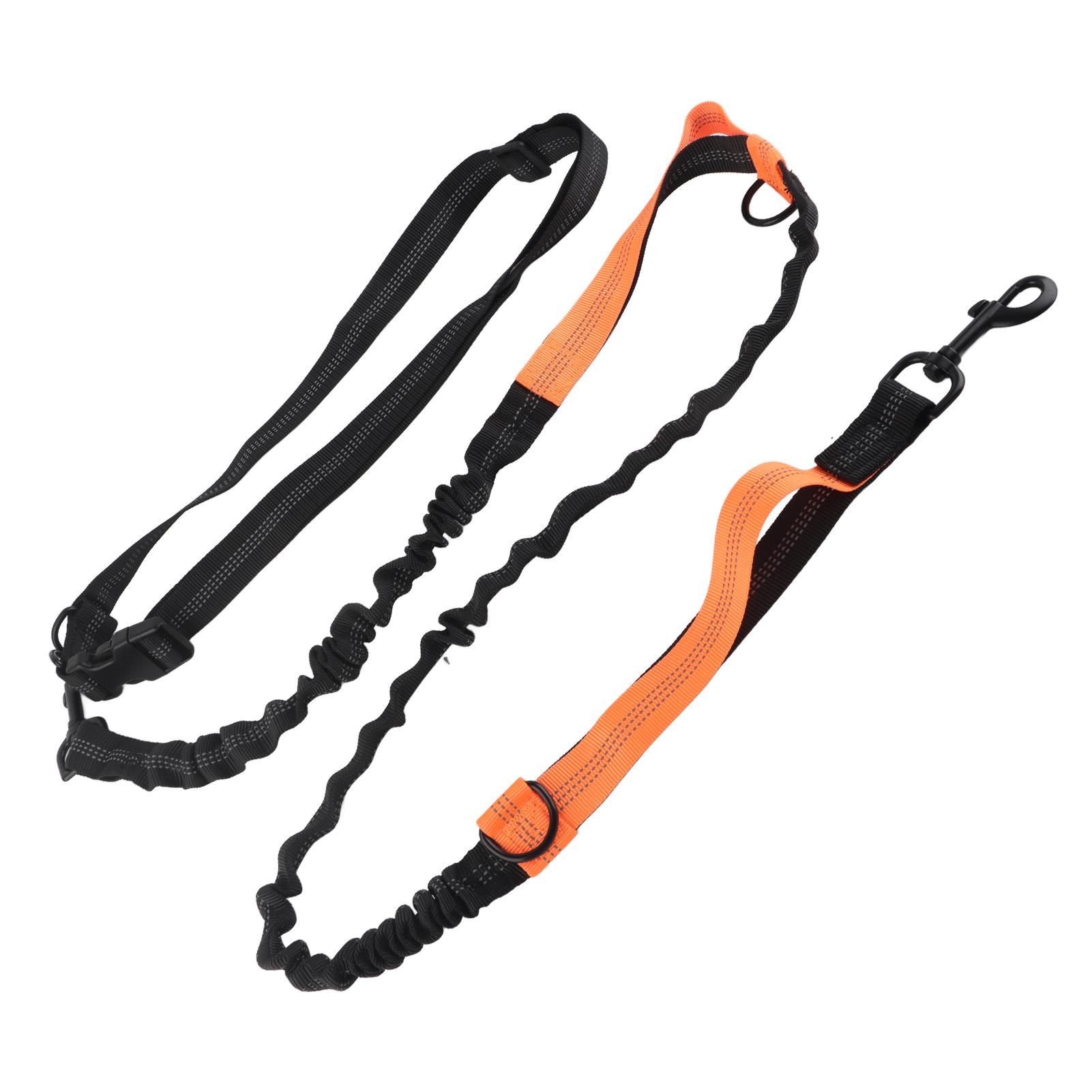 

Heavy Duty Bungee Dog Leash Shock Absorbing Elastic Dog Leash Rope with 2 Padded Handles for Large Dogs Walking Training