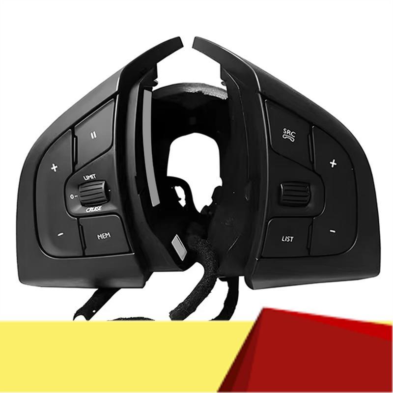 Car Steering Wheel Cruise Switch Button Audio Volume Control Switch Buttons For Citroen Cactus DS5 DS6-M53K